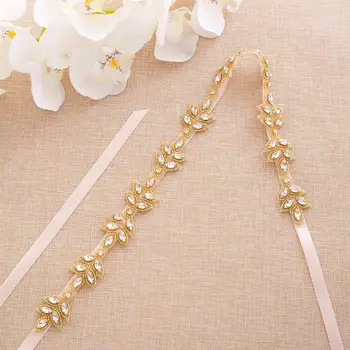 Pearls Wedding Belt Rhinestones Bridal Belt Gold Crystal Wedding Sash Belt For Bridal Accessories A180G
Pearls Wedding Belt Rhinestones Bridal Belt Gold Crystal Wedding Sash Belt For Bridal Accessories A180G