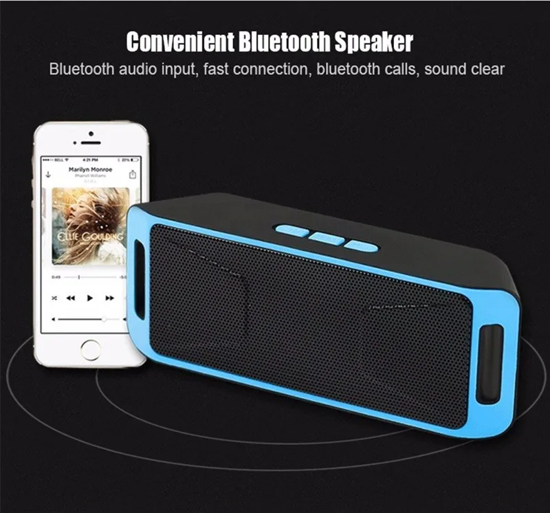 Mini Bluetooth 4.0 Wireless Speaker TF SD Card USB FM-radio Dual Bluetooth Speaker Bass Sound Subwoofer Speakers For ipad iphone
Mini Bluetooth 4.0 Wireless Speaker TF SD Card USB FM-radio Dual Bluetooth Speaker Bass Sound Subwoofer Speakers For ipad iphone