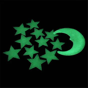 High Qulity New Moon Stars Color Glow In The Dark Luminous Fluorescent Wall Stickers Decal10-12
High Qulity New Moon Stars Color Glow In The Dark Luminous Fluorescent Wall Stickers Decal10-12