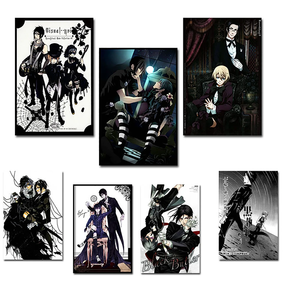 Nordic Modern HD Prints Home Decor Black Butler Painting Wall Art Canvas Picture Anime Poster For Living Room Watercolor Modular
Nordic Modern HD Prints Home Decor Black Butler Painting Wall Art Canvas Picture Anime Poster For Living Room Watercolor Modular