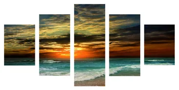 5 Panels Landscape canvas Setting Sun Seascape Canvas Print Painting Modern Canvas Wall Art For Wall Pcture Home Decor Artwork
5 Panels Landscape canvas Setting Sun Seascape Canvas Print Painting Modern Canvas Wall Art For Wall Pcture Home Decor Artwork