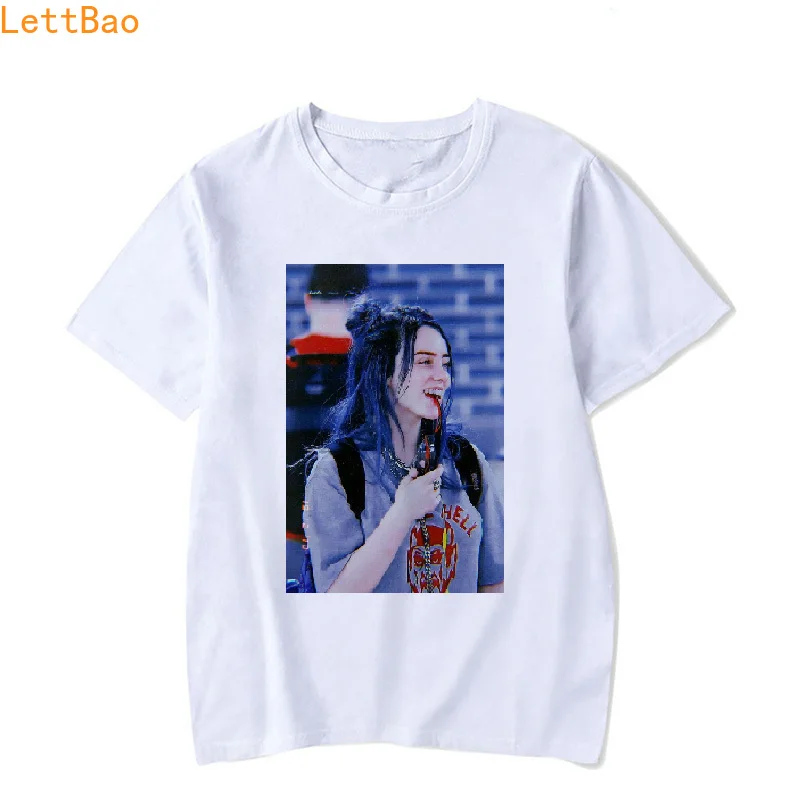 Streetwear Hip Hop Billie Eilish T Shirt men/women Harajuku Casual O-Neck Short Sleeve cotton T-shirt Hipster Tee Shirt homme
Streetwear Hip Hop Billie Eilish T Shirt men/women Harajuku Casual O-Neck Short Sleeve cotton T-shirt Hipster Tee Shirt homme