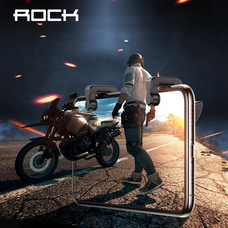 ROCK L1 R1 Mobile Game Fire Button Aim Key Phone Gaming Trigger for PUBG Rules of Survival Shooter Suitable for phones up to 6.5
ROCK L1 R1 Mobile Game Fire Button Aim Key Phone Gaming Trigger for PUBG Rules of Survival Shooter Suitable for phones up to 6.5