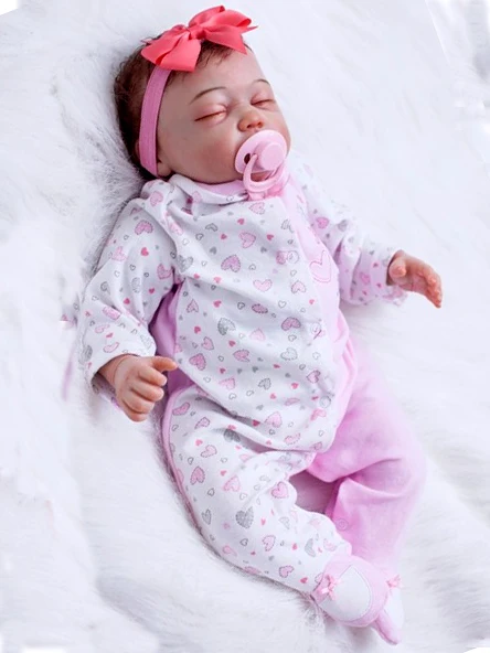 55cm Silicone Reborn Baby Doll Toy Lifelike Newborn Sleeping Girls Babies Dolls Girls Brinquedos Kid Birthday Christmas Gifts
55cm Silicone Reborn Baby Doll Toy Lifelike Newborn Sleeping Girls Babies Dolls Girls Brinquedos Kid Birthday Christmas Gifts