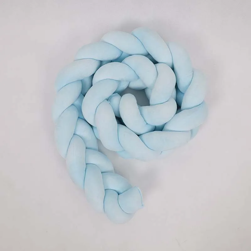 Baby Bed Bumper Handmade Long Knotted Braid Weaving Plush Baby Crib Protector Infant Pillow Room Decor
Baby Bed Bumper Handmade Long Knotted Braid Weaving Plush Baby Crib Protector Infant Pillow Room Decor