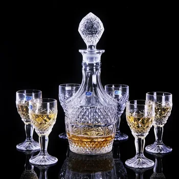 7PCS/SET Fashion European style lead-free crystal glass wine set red wine glass beer mug brandy cup decanter wine set ZP01211808
7PCS/SET Fashion European style lead-free crystal glass wine set red wine glass beer mug brandy cup decanter wine set ZP01211808