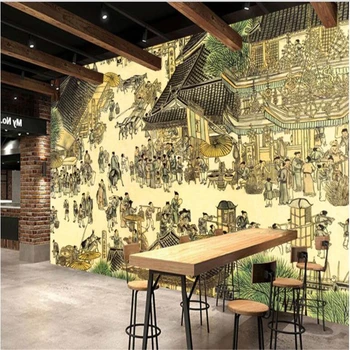 beibehang Large Custom 3D Fresco Wallpaper Retro Nostalgic Mural Living Room Bedroom Wallpaper Ching Ming
beibehang Large Custom 3D Fresco Wallpaper Retro Nostalgic Mural Living Room Bedroom Wallpaper Ching Ming