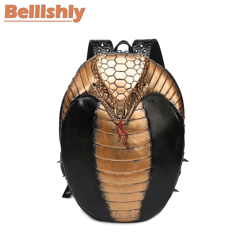 Bellishly Anaconda Men's 3D Cobra Snake Pattern Laptop Backpack Male Orochimaru Bagpack Women Lord Voldemort Nagini School Bags
Bellishly Anaconda Men's 3D Cobra Snake Pattern Laptop Backpack Male Orochimaru Bagpack Women Lord Voldemort Nagini School Bags