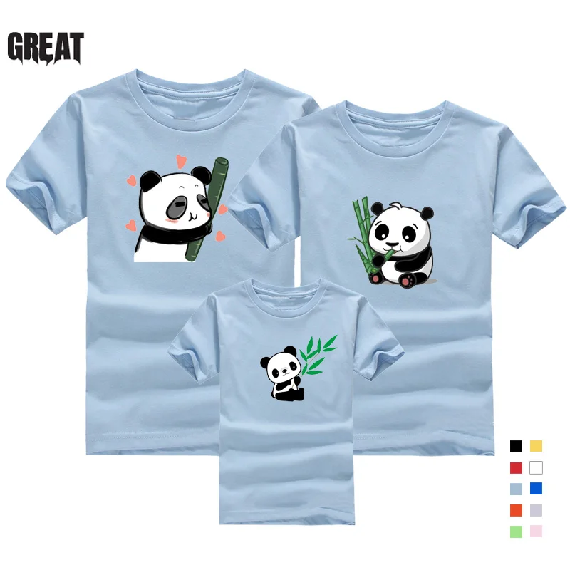 Family Pack Panda Cartoon Print T-Shirt Fashion New Summer Short Sleeve Round Neck T-Shirt Kids Kids Dad Mom Custom Color Shirt 
Family Pack Panda Cartoon Print T-Shirt Fashion New Summer Short Sleeve Round Neck T-Shirt Kids Kids Dad Mom Custom Color Shirt