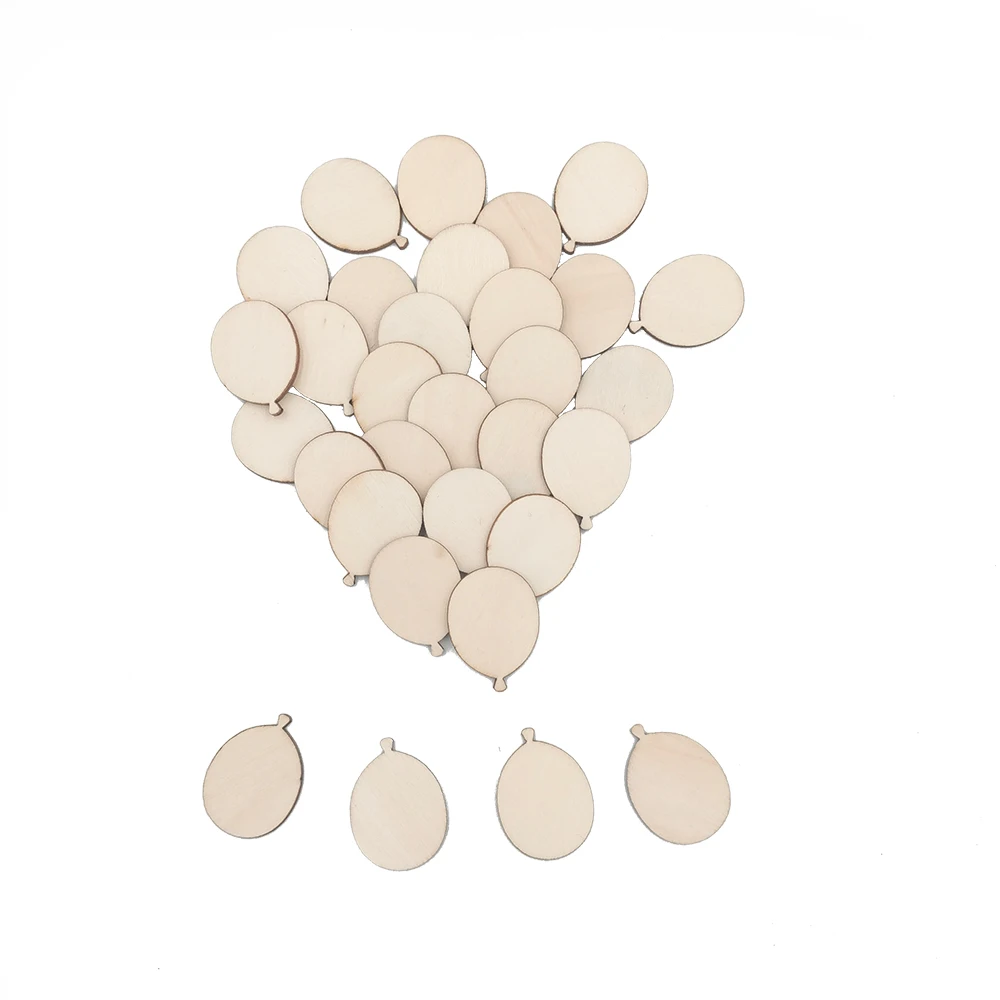 50pcs Blank Funny Wooden Balloons Cutout DIY Craft Scrapbooking for Wedding Party
50pcs Blank Funny Wooden Balloons Cutout DIY Craft Scrapbooking for Wedding Party