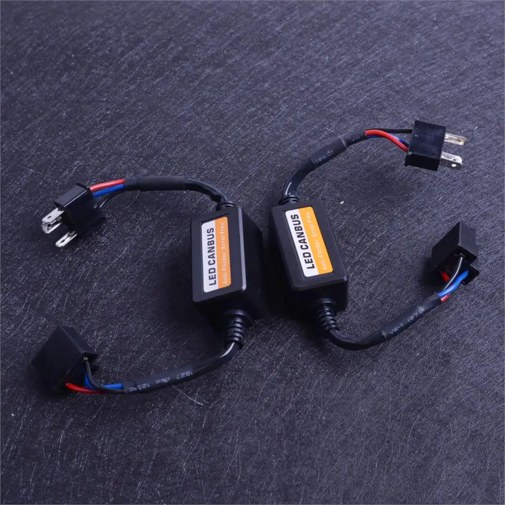 beler 2pcs Headlight LED Canbus H4 HB2/9003 Decoder Anti-Flicker Load Resistor Error Warning Canceller
beler 2pcs Headlight LED Canbus H4 HB2/9003 Decoder Anti-Flicker Load Resistor Error Warning Canceller