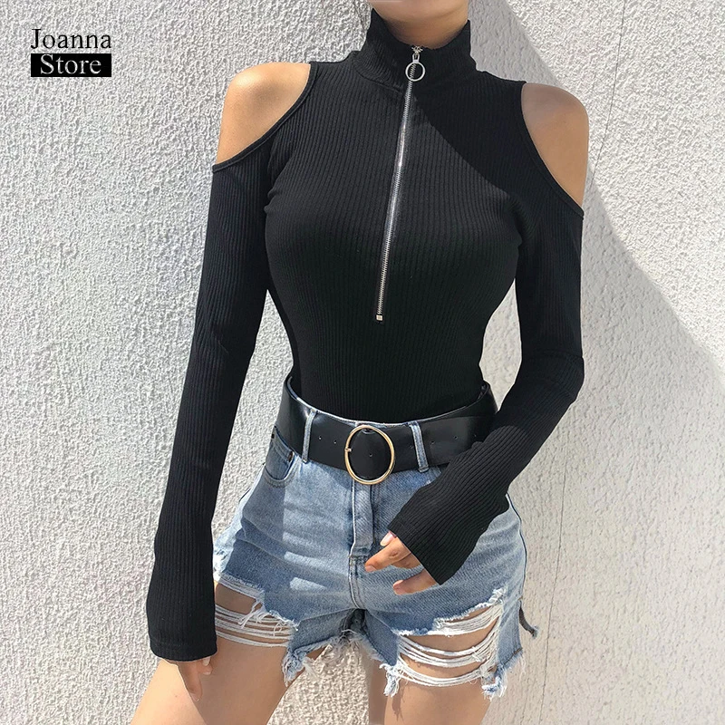 Sexy bodysuit off shoulder elastic skinny body plus size women winter fall zipper streetwear ladies turtleneck office clothes
Sexy bodysuit off shoulder elastic skinny body plus size women winter fall zipper streetwear ladies turtleneck office clothes