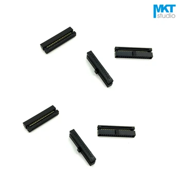 10Pcs Female 1.27mm Pitch FC IDC Connector Socket Header For 0.635mm Flat Ribbon Cable Sample 24P 26P 30P 34P 40P 50P 60P 80P
10Pcs Female 1.27mm Pitch FC IDC Connector Socket Header For 0.635mm Flat Ribbon Cable Sample 24P 26P 30P 34P 40P 50P 60P 80P