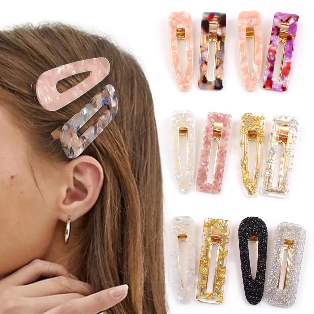 2Pcs/Lot Women Acrylic Hair Pin Clip Leopard Hair Clip Korean Geometric Water Drop Shape Hairpin Clips Hair Styling Accessories
2Pcs/Lot Women Acrylic Hair Pin Clip Leopard Hair Clip Korean Geometric Water Drop Shape Hairpin Clips Hair Styling Accessories