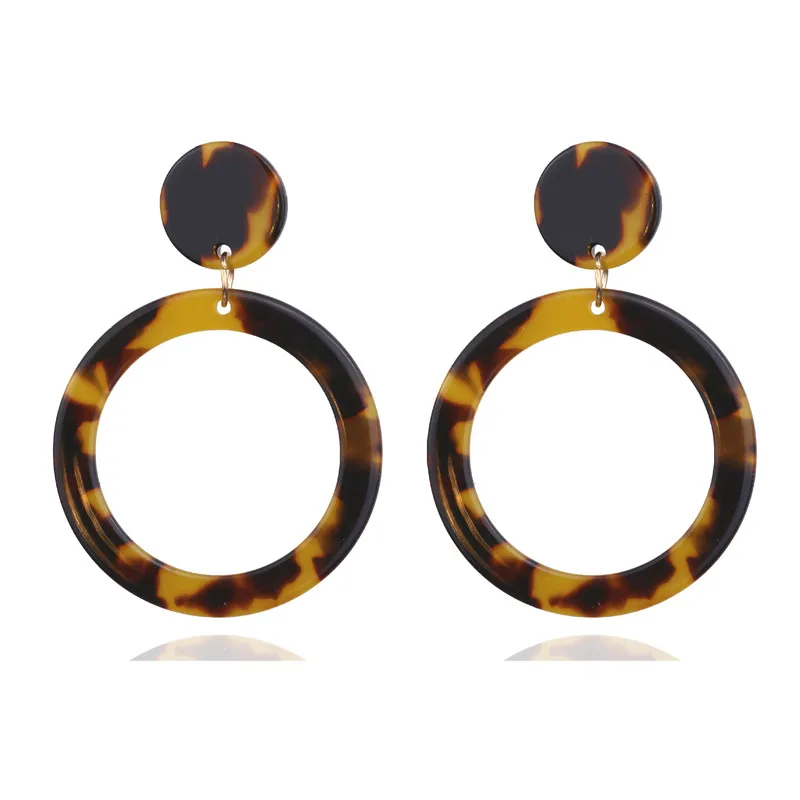 Olaru Trendy Plate Leopard Circle Drop Earrings For Woman Statement Creative Dangle earring Fashion Women Ear Jewelry Brincos
Olaru Trendy Plate Leopard Circle Drop Earrings For Woman Statement Creative Dangle earring Fashion Women Ear Jewelry Brincos