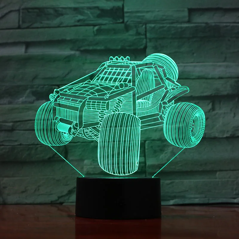 LED Night Light Dune buggy Beach 3D Illusion Lampara Led Gradient NightLight decorative lights Children Kids Gift night lamp
LED Night Light Dune buggy Beach 3D Illusion Lampara Led Gradient NightLight decorative lights Children Kids Gift night lamp