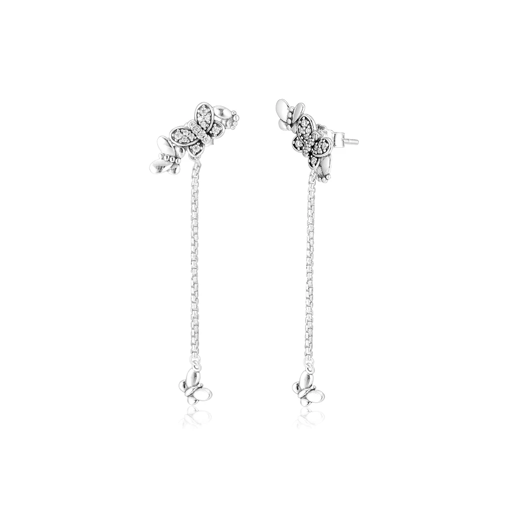 CKK Earring Bedazzling Butterflies Stud Earrings Sterling Silver Jewelry 100% 925 Silver Women Brincos Oorbellen Pendientes
CKK Earring Bedazzling Butterflies Stud Earrings Sterling Silver Jewelry 100% 925 Silver Women Brincos Oorbellen Pendientes