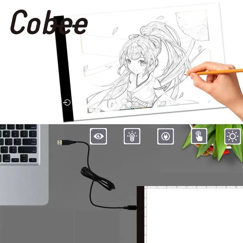 Cobee LED Drawing Pad Light Tracing panel Copy Tablet Animation Electronic Digital
Cobee LED Drawing Pad Light Tracing panel Copy Tablet Animation Electronic Digital