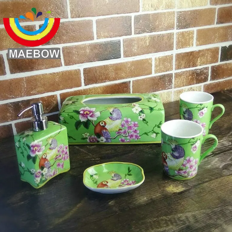 Beatiful Hand Paint Collectible Home Decoration Porcelain Tooth Mug Soap Dish Dispenser Bathroom Set
Beatiful Hand Paint Collectible Home Decoration Porcelain Tooth Mug Soap Dish Dispenser Bathroom Set