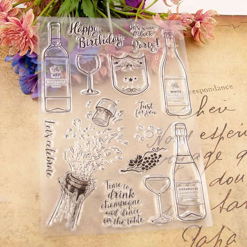 Wine Bottle Letters Metal Cutting Dies or Rubber Clear Stamps for Scrapbooking DIY Embossing Folder Paper Maker Template Decor
Wine Bottle Letters Metal Cutting Dies or Rubber Clear Stamps for Scrapbooking DIY Embossing Folder Paper Maker Template Decor