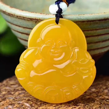 Natural authentic natural chalcedony, laughing Buddha, Maitreya jade pendant cb43#
Natural authentic natural chalcedony, laughing Buddha, Maitreya jade pendant cb43#