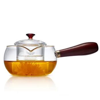 New Wooden Handle Regimen Steaming kettle Heatable Borosilicate Glass Teapot with Handle Herbal Flower tea pot Kettle health
New Wooden Handle Regimen Steaming kettle Heatable Borosilicate Glass Teapot with Handle Herbal Flower tea pot Kettle health