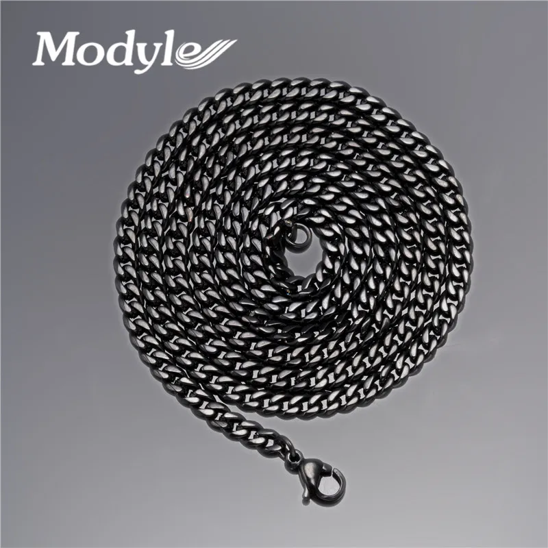 Modyle 2018 New 5mm Width 316l Stainless Steel Long Necklace For Men Cool Black Necklace Free Shipping
Modyle 2018 New 5mm Width 316l Stainless Steel Long Necklace For Men Cool Black Necklace Free Shipping