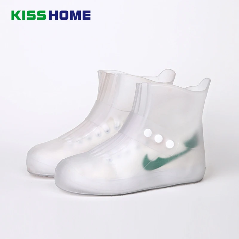 Men Women's PVC Rain Waterproof Flat Ankle Boots Cover Heels Boots Shoes Covers Thicker Non-slip Platform Rain Boots
Men Women's PVC Rain Waterproof Flat Ankle Boots Cover Heels Boots Shoes Covers Thicker Non-slip Platform Rain Boots