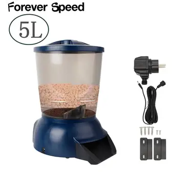 Automatic Fish Feeder 5L Fish Food Electrical Timer Home Aquarium Tank Accessories Tank Food Fish Feeding with LCD Indicates
Automatic Fish Feeder 5L Fish Food Electrical Timer Home Aquarium Tank Accessories Tank Food Fish Feeding with LCD Indicates