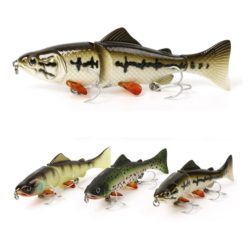 6 styles 150mm 48g Fishing Bait Shallow Depth Half Meter NO.2 Hook Three Section Multi-section Artificial Fish Lure Tackle
6 styles 150mm 48g Fishing Bait Shallow Depth Half Meter NO.2 Hook Three Section Multi-section Artificial Fish Lure Tackle