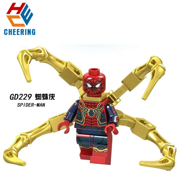 Single Sale Building Blocks Super Heroes Infinity War Spider-Man Nebula Iron Man Vision Hulk Figure Gift Toys For Kids GD229
Single Sale Building Blocks Super Heroes Infinity War Spider-Man Nebula Iron Man Vision Hulk Figure Gift Toys For Kids GD229