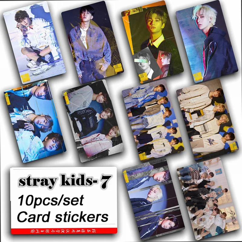10pcs/set Stray kids KPOP photo cards stickers album sticky adshesive kpop Stray kids lomo card photocard sticker SKD00607
10pcs/set Stray kids KPOP photo cards stickers album sticky adshesive kpop Stray kids lomo card photocard sticker SKD00607