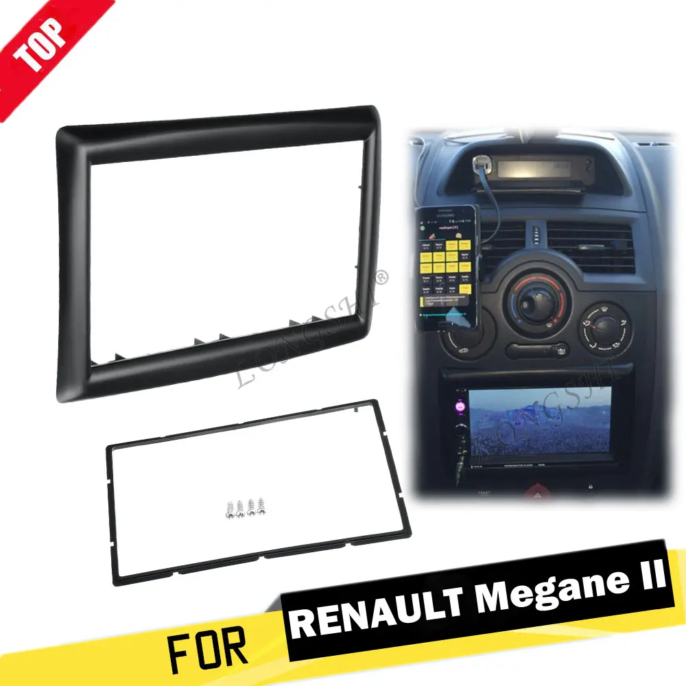 LONGSHI 2 DIN Adapter CD Trim Panel Stereo Interface Radio Car Frame Panel Fascia for RENAULT Megane II 2003-2009 , 2din
LONGSHI 2 DIN Adapter CD Trim Panel Stereo Interface Radio Car Frame Panel Fascia for RENAULT Megane II 2003-2009 , 2din
