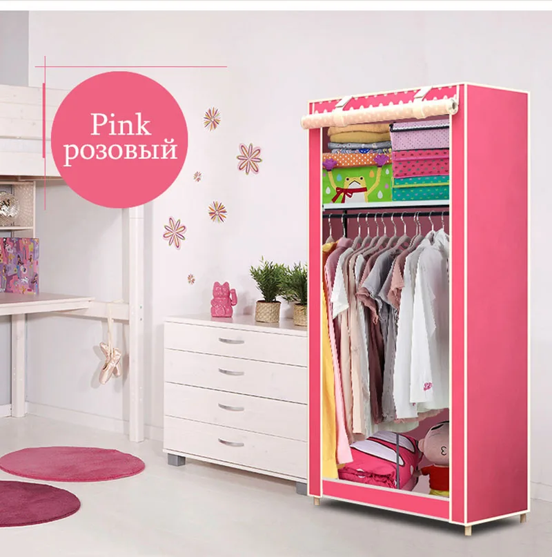 الحد الأدنى قماش متعدد الاستخدامات خزانة Combination بها بنفسك مزيج الكورية خزانة واحدة الغبار واقية خزانة صغيرة الطلاب عنبر خزانة خزائن Aliexpress