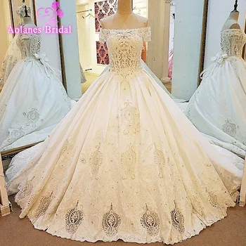 Vestidos De Noiva Princesa Champagne Ivory Elegant Satin Ball Gown Wedding Dress Robe De Mariage Beading Sequined Bridal Gown
Vestidos De Noiva Princesa Champagne Ivory Elegant Satin Ball Gown Wedding Dress Robe De Mariage Beading Sequined Bridal Gown