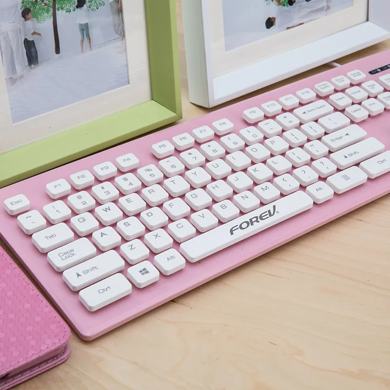 Cute 104 Keys Cap Waterproof Silence Office Wired Keyboard for PC Laptop Computer WIF66
Cute 104 Keys Cap Waterproof Silence Office Wired Keyboard for PC Laptop Computer WIF66