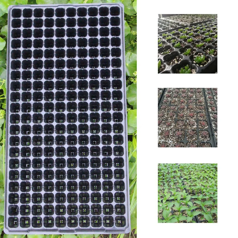 JX-LCLYL 200 Cell Seedling Starter Tray Extra Strength Seed Germination Plant Propagation