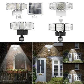188 LED Solar Powered Outdoor Garden Motion Sensor Security Flood Light Spot White and black
188 LED Solar Powered Outdoor Garden Motion Sensor Security Flood Light Spot White and black