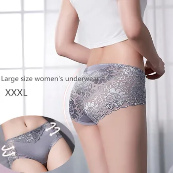Women Panties Underwear Ultra-thin Breathable briefs lace hollow no trace transparent hip middle waist Large size Sexy panties
Women Panties Underwear Ultra-thin Breathable briefs lace hollow no trace transparent hip middle waist Large size Sexy panties