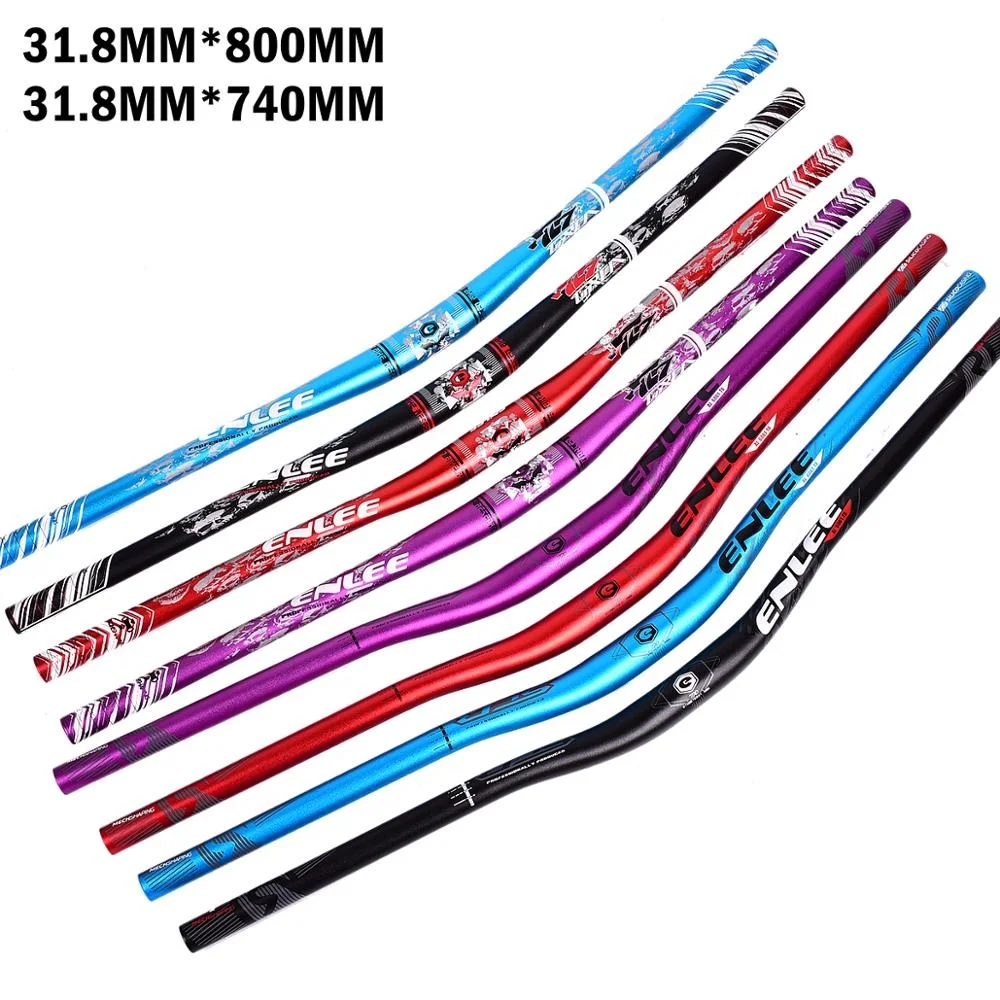 XC AM FR DH MTB Bicycle Riser Handlebar 740mm 800mm 31.8mm Aluminum Alloy Handlebar Swallow-Shaped Bar 9 degree Backsweep Parts
XC AM FR DH MTB Bicycle Riser Handlebar 740mm 800mm 31.8mm Aluminum Alloy Handlebar Swallow-Shaped Bar 9 degree Backsweep Parts