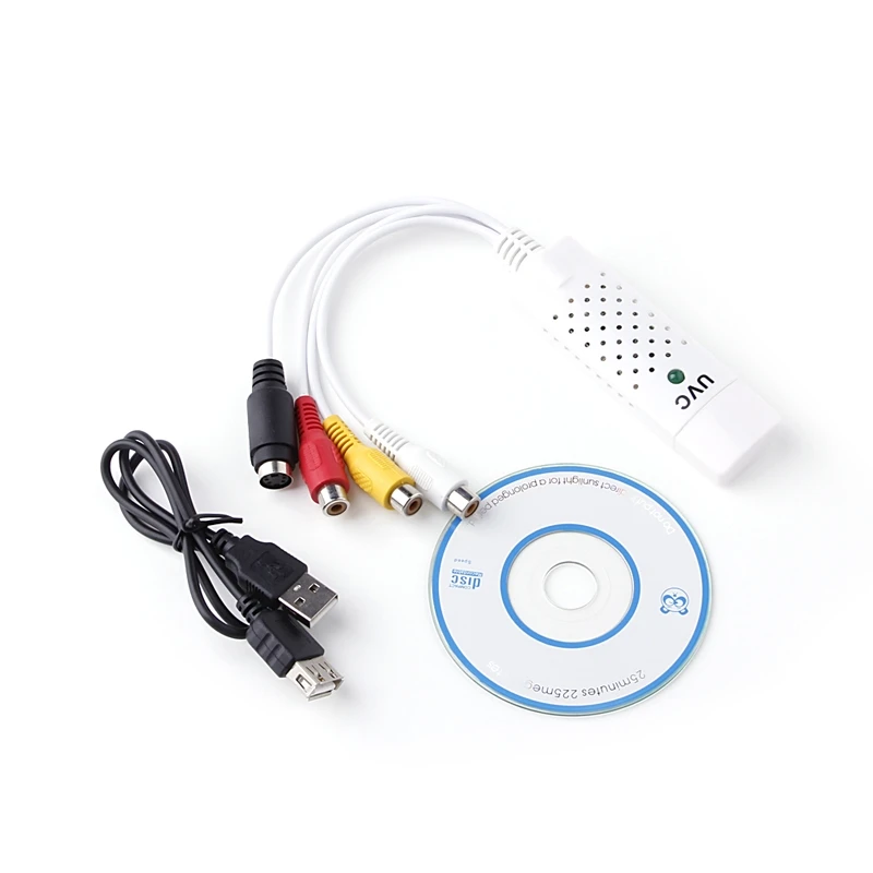 1 Set USB 2.0 Video Audio VHS RCA to DVD Converter Capture Card Adapter Win XP 10 8 7 New
1 Set USB 2.0 Video Audio VHS RCA to DVD Converter Capture Card Adapter Win XP 10 8 7 New