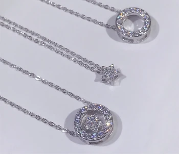 Hot Sale 100% 925 Sterling Silver Round Circle High Grade CZ Star Depart Necklaces For Women Pendant Necklace Luxury Jewelry
Hot Sale 100% 925 Sterling Silver Round Circle High Grade CZ Star Depart Necklaces For Women Pendant Necklace Luxury Jewelry