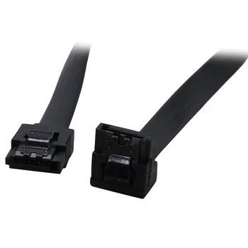 24Inch 180 to 90 degree 6Gb/s SATA3 Serial ATA DATA cable w/ latch for PC SATA 3.0 SATAIII 6Gbps HDD Hard Drive Disk/ SSD -Black
24Inch 180 to 90 degree 6Gb/s SATA3 Serial ATA DATA cable w/ latch for PC SATA 3.0 SATAIII 6Gbps HDD Hard Drive Disk/ SSD -Black