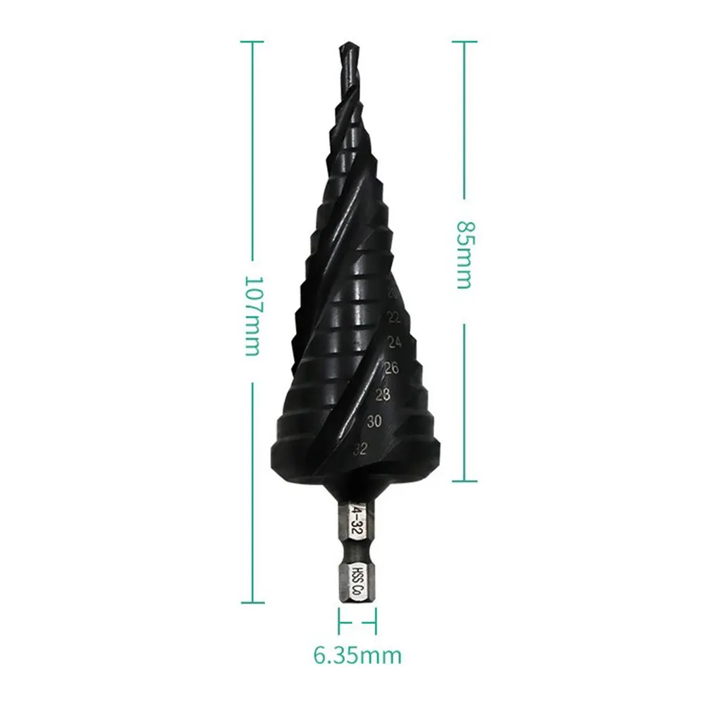 Hex Drill Bit Pagoda Cobalt Triangle Groove Handle Steel Drill Ladder 4-12 Professional Drilling Tools
Hex Drill Bit Pagoda Cobalt Triangle Groove Handle Steel Drill Ladder 4-12 Professional Drilling Tools