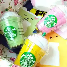 Hot Sale coffee Snow Cup Starbuck 5200mAh Power Bank 18650 charger portable External battery pack powerbank for all Phone