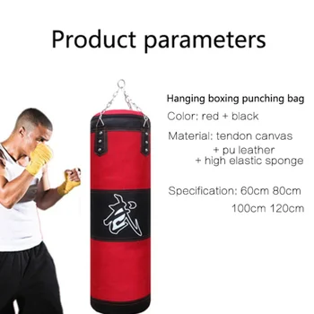 60cm 80cm 100cm 120cm Empty Boxing Sand Bag Boxing Training Fight Karate Sandbag Set With Wrist Guard Hanging Kick Sandbag
60cm 80cm 100cm 120cm Empty Boxing Sand Bag Boxing Training Fight Karate Sandbag Set With Wrist Guard Hanging Kick Sandbag