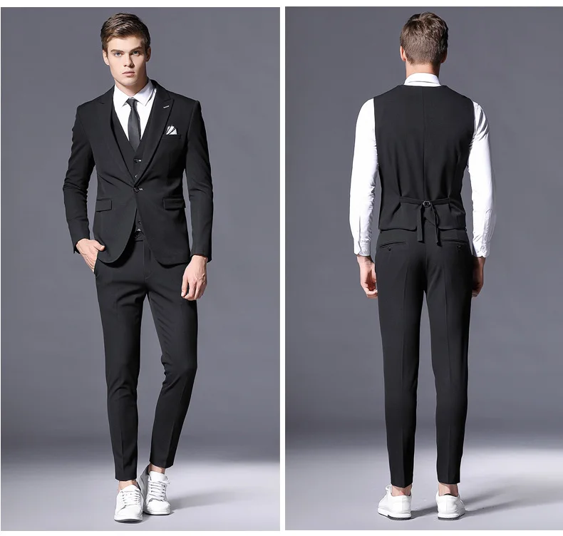 Handsome Groomsmen Wool blend Groom Tuxedos Mens Wedding Dress Man Jacket Blazer Prom Dinner (Jacket+Pants+Tie+Vest) A45
Handsome Groomsmen Wool blend Groom Tuxedos Mens Wedding Dress Man Jacket Blazer Prom Dinner (Jacket+Pants+Tie+Vest) A45