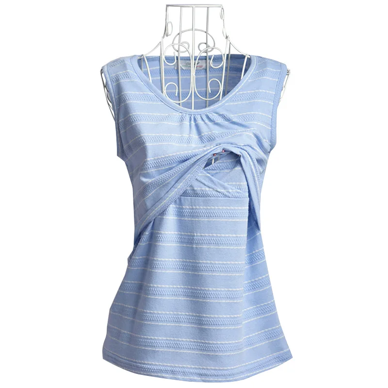 New 2018 Maternity Breast Feeding tops Striped Cotton Nursing Tank Tops Clothes for Pregnant Women Breastfeeding t Shirts Tees
New 2018 Maternity Breast Feeding tops Striped Cotton Nursing Tank Tops Clothes for Pregnant Women Breastfeeding t Shirts Tees