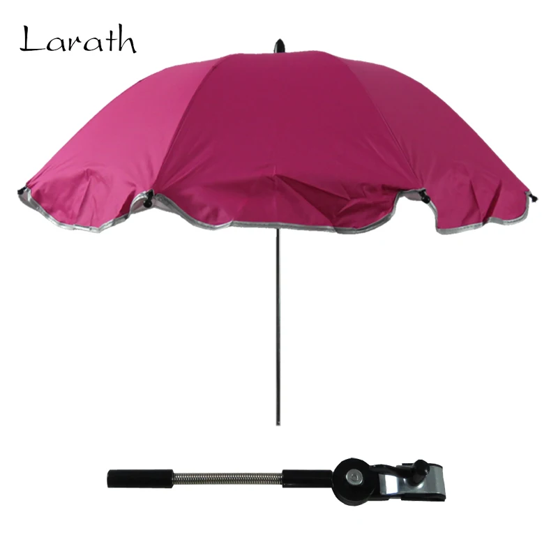 Image UV protection 8 Colors Umbrella Baby Stroller Accessories Sun Shade at the Wheelchair Suit for Any Baby Carriage Pram Strollers