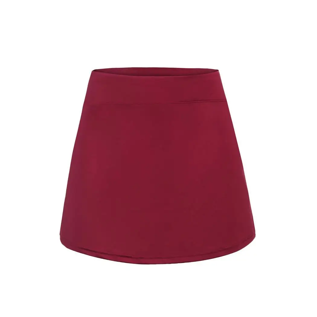 Women Active Elastic Waist Above Knee Solid Gym, Fitness, Running, Golf, Middle Fit Slim Pockets Tennis Skort
Women Active Elastic Waist Above Knee Solid Gym, Fitness, Running, Golf, Middle Fit Slim Pockets Tennis Skort